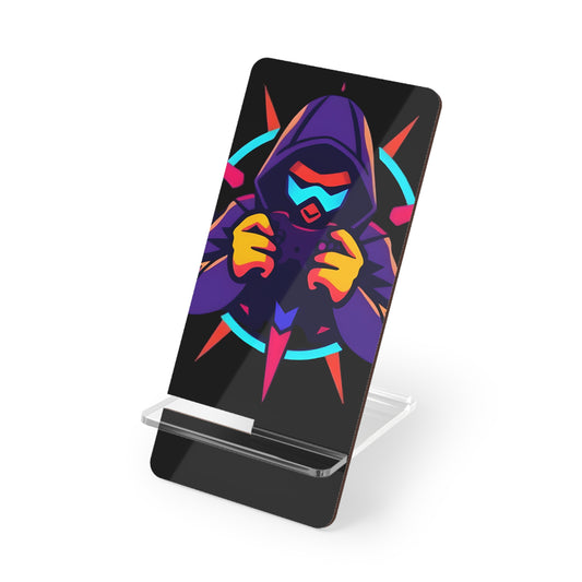 Mobile Display Stand 'Gamer' - Stylish Mobile Display Holder with Cool Gamer Design