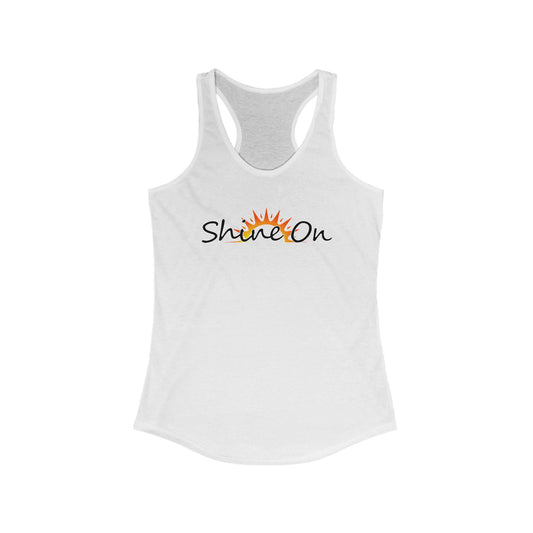 Womens Racerback Tank - 'Shine On' Summer Top