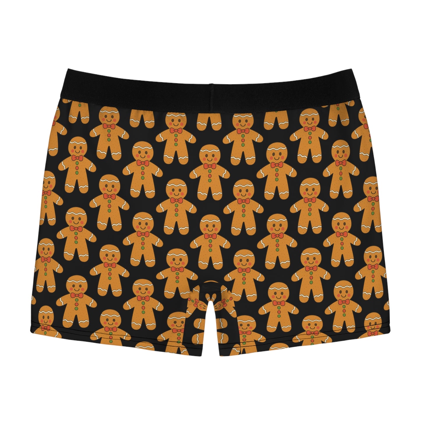 Gingerbread Boxer Briefs — Festive Holiday Men’s Underwear