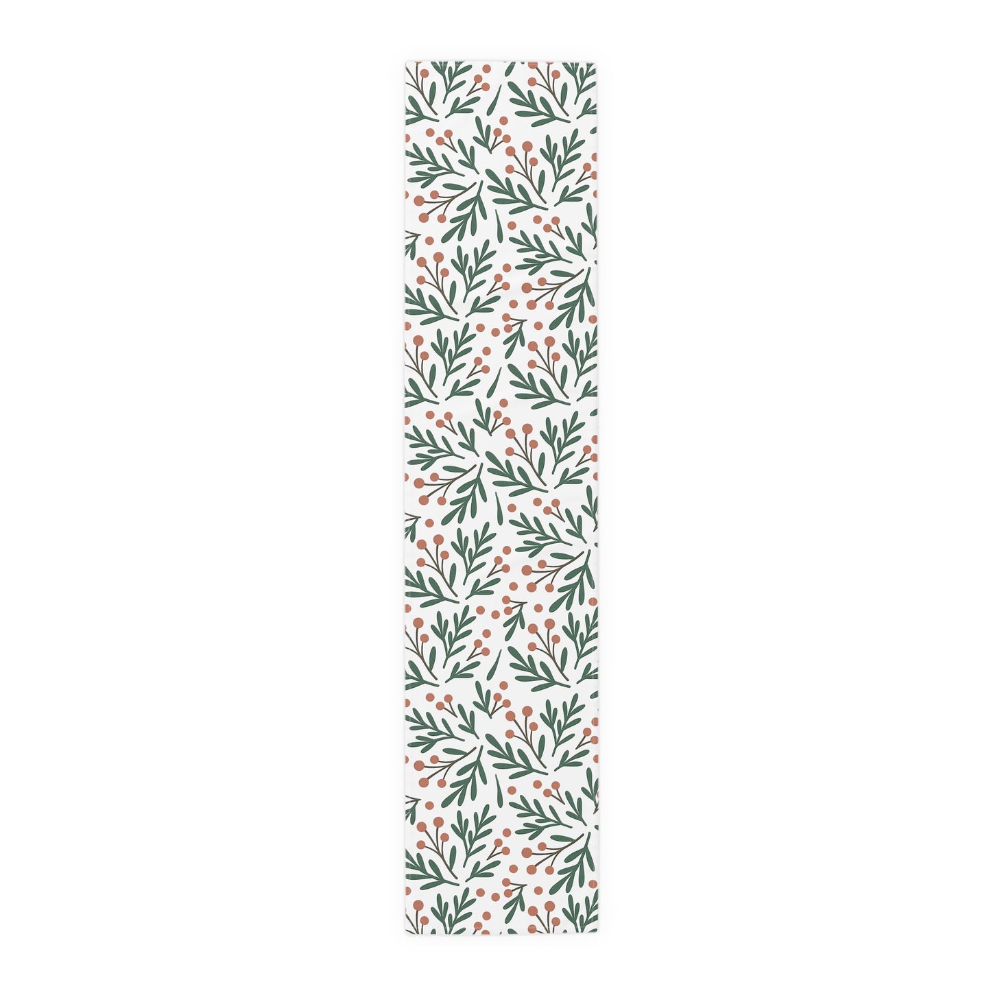Holiday Berry Sprig Table Runner — Festive Greenery Table Decor