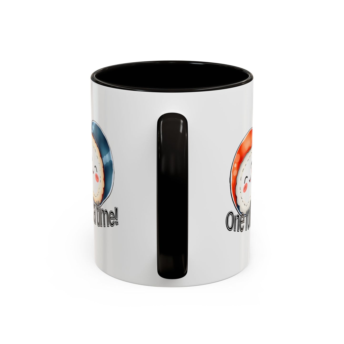 Coffee Mug - "One Roll at a Time" - Colorful Ceramic Coffee Cup, Perfect Gift for Food Lovers
