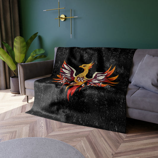 Cozy Velvet Blanket - Rise Up Design