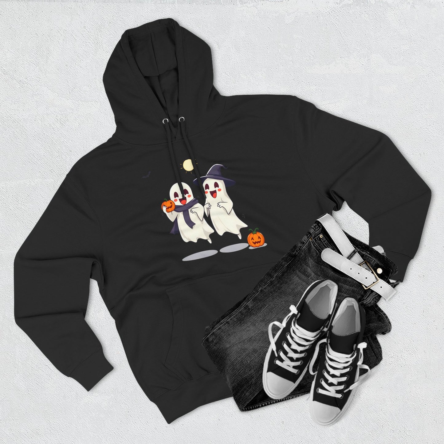 Halloween Hoodie - Cozy Fleece Sweatshirt for Fall, Spooky Season Wear, Trick-or-Treat Style, Perfect for Halloween Celebrations
