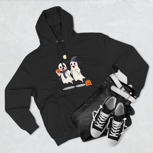 Halloween Hoodie - Cozy Fleece Sweatshirt for Fall, Spooky Season Wear, Trick-or-Treat Style, Perfect for Halloween Celebrations