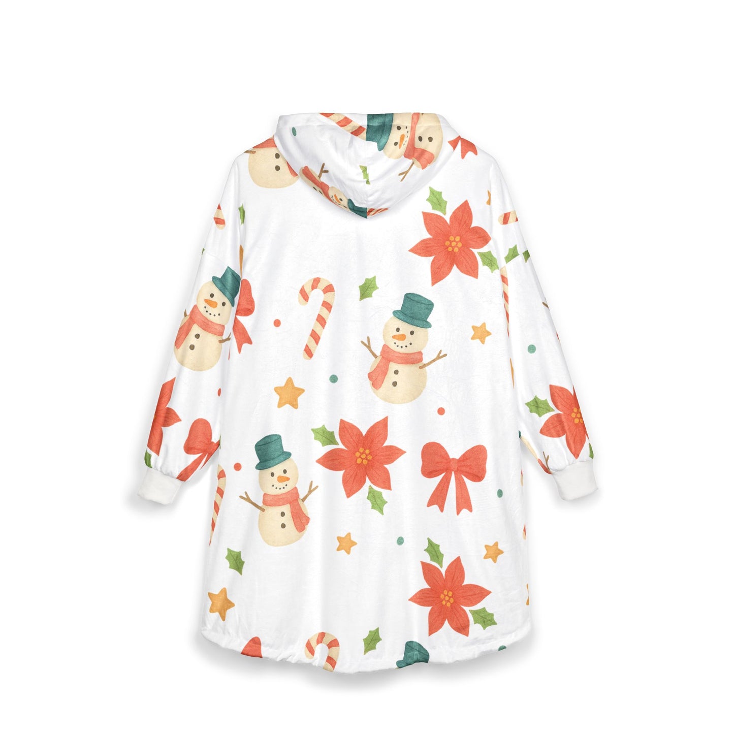 Holiday Snowman Hooded Blanket