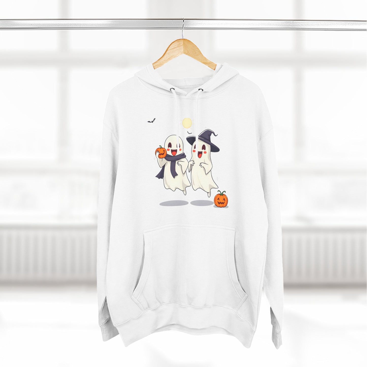 Halloween Hoodie - Cozy Fleece Sweatshirt for Fall, Spooky Season Wear, Trick-or-Treat Style, Perfect for Halloween Celebrations