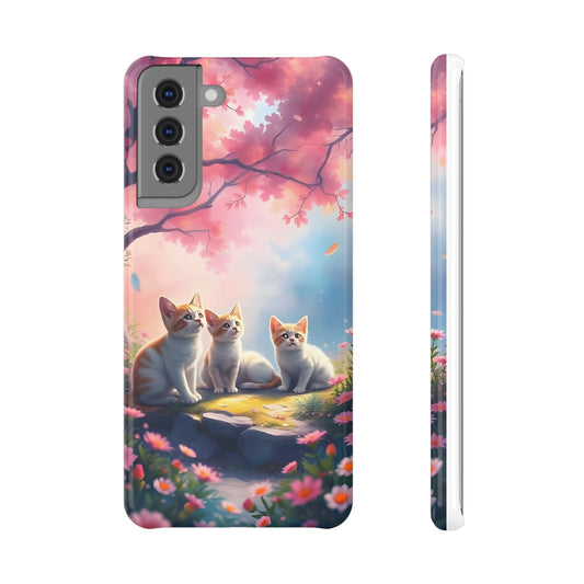 Slim Snap Case - Cute Kittens (For Samsung Galaxy s20 + s20 Ultra)