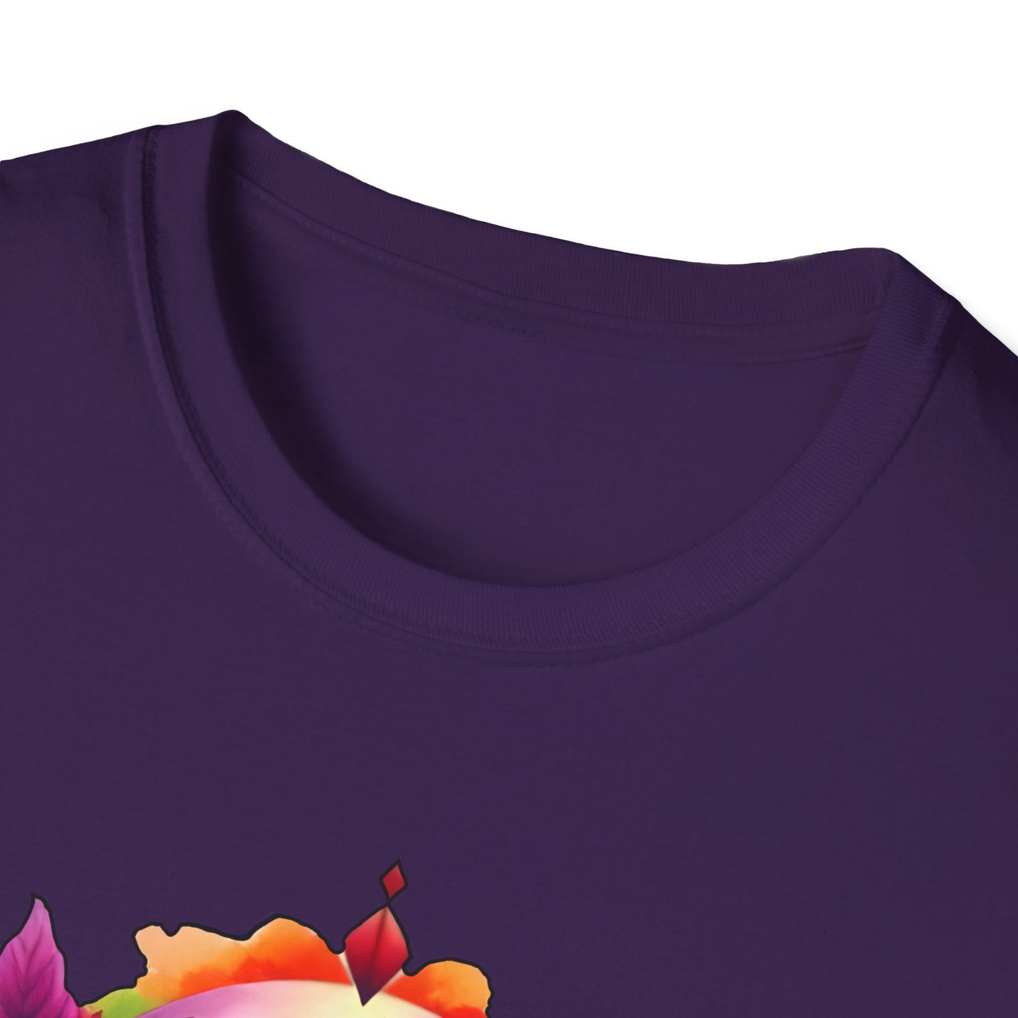 Unisex Softstyle Tee - 'Floral Skull' Perfect for Festivals and Everyday Wear