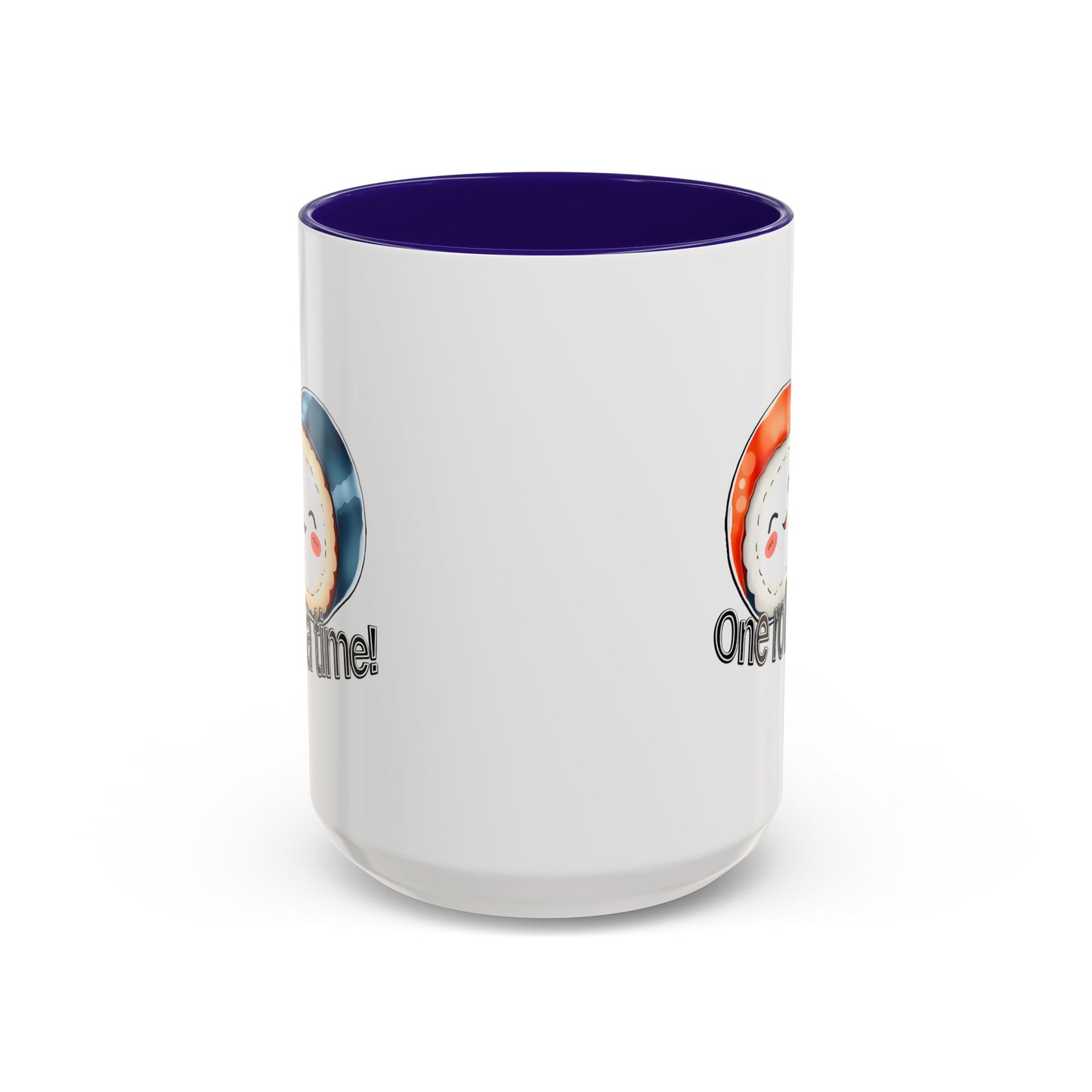 Coffee Mug - "One Roll at a Time" - Colorful Ceramic Coffee Cup, Perfect Gift for Food Lovers