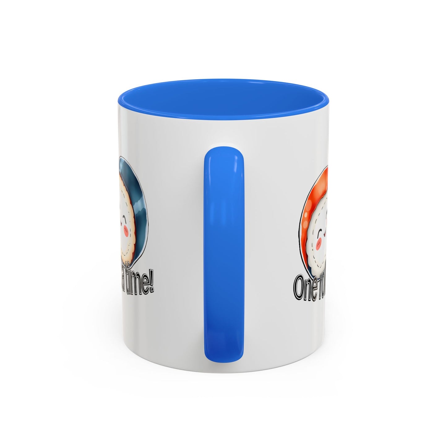 Coffee Mug - "One Roll at a Time" - Colorful Ceramic Coffee Cup, Perfect Gift for Food Lovers