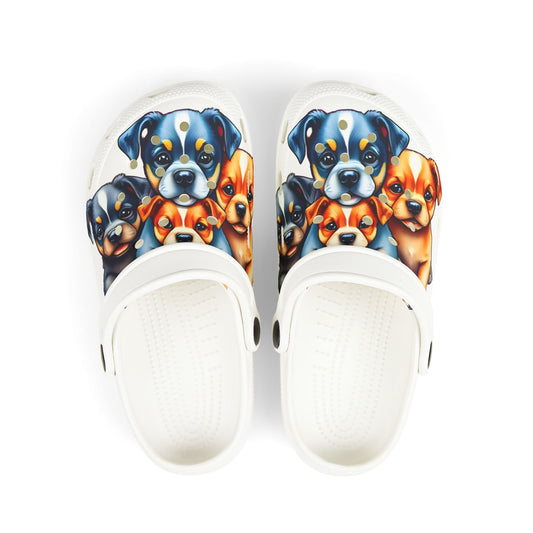 Kids EVA Foam Clogs 'Cute Puppies' - Fun & Comfortable Footwear for Kids