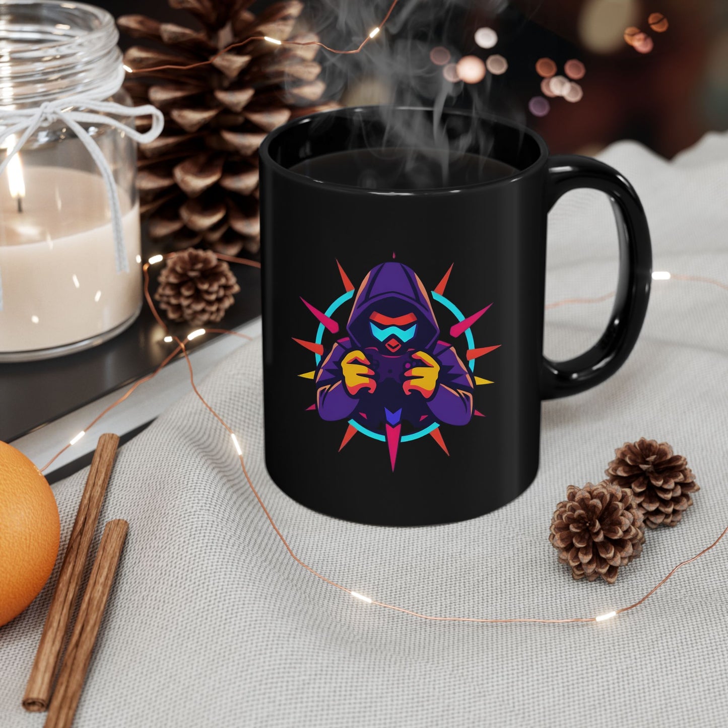 Gamers Edge Black Mug – 11oz & 15oz