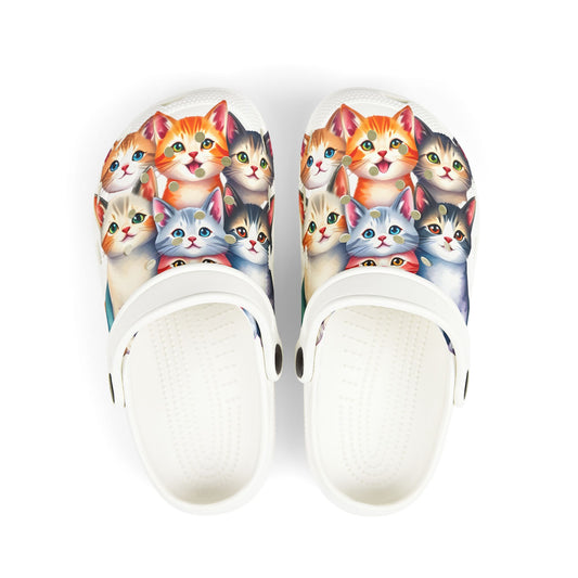 Kids EVA Foam Clogs 'Adorable Kittens' - Fun and Comfortable Footwear for Cat Lovers
