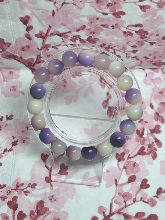 Bodhi Bracelet - Purple/White Ombre